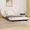 vidaXL Bed Frame without Mattress Black 90x190 cm Single Solid Wood Pine