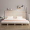 vidaXL Wall Headboard 206x3x91.5 cm Solid Wood Pine