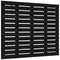 vidaXL Wall Headboard Black 126x3x91.5 cm Solid Wood Pine