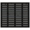 vidaXL Wall Headboard Black 126x3x91.5 cm Solid Wood Pine
