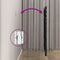 vidaXL Wall Headboard Black 126x3x91.5 cm Solid Wood Pine