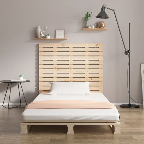 vidaXL Wall Headboard 146x3x91.5 cm Solid Wood Pine