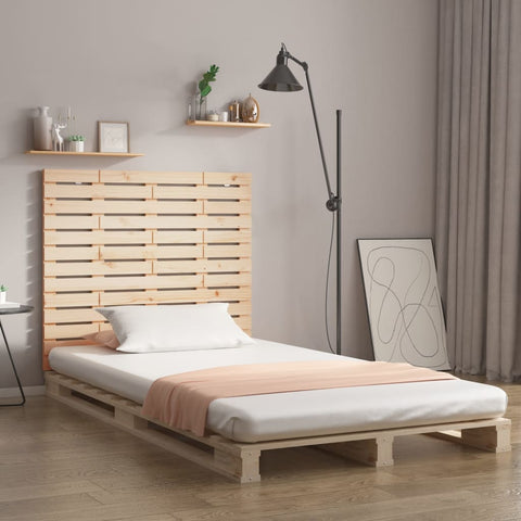 vidaXL Wall Headboard 146x3x91.5 cm Solid Wood Pine