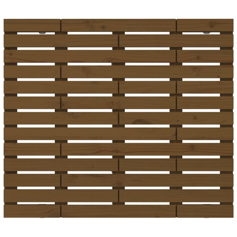 vidaXL Wall Headboard Honey Brown 146x3x91.5 cm Solid Wood Pine