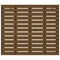 vidaXL Wall Headboard Honey Brown 146x3x91.5 cm Solid Wood Pine