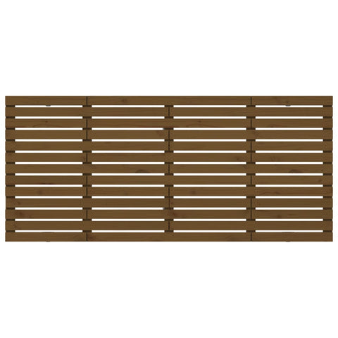 vidaXL Wall Headboard Honey Brown 166x3x91.5 cm Solid Wood Pine