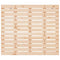 vidaXL Wall Headboard 141x3x91.5 cm Solid Wood Pine