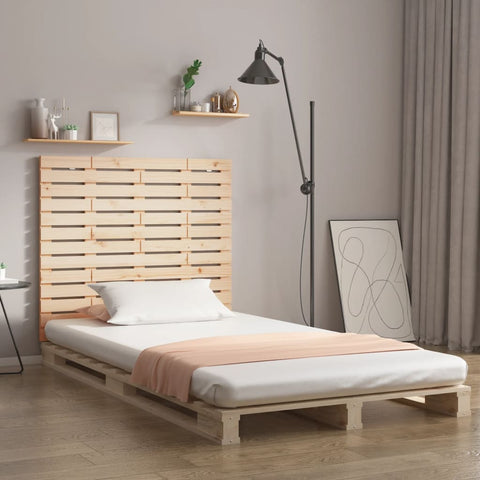 vidaXL Wall Headboard 141x3x91.5 cm Solid Wood Pine