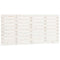vidaXL Wall Headboard White 156x3x63 cm Solid Wood Pine