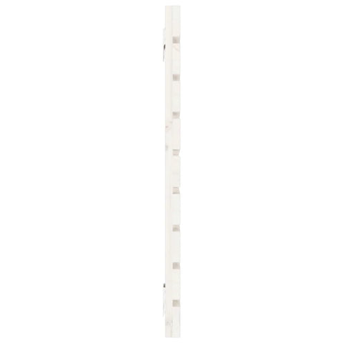 vidaXL Wall Headboard White 156x3x63 cm Solid Wood Pine
