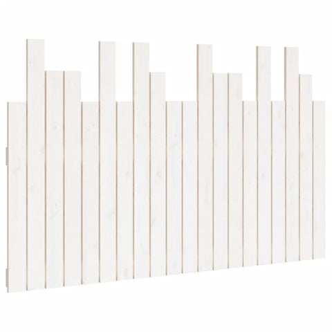 vidaXL Wall Headboard White 127.5x3x80 cm Solid Wood Pine