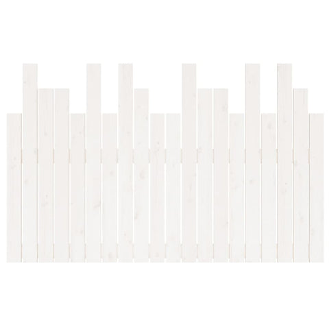 vidaXL Wall Headboard White 127.5x3x80 cm Solid Wood Pine