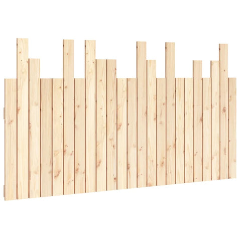 vidaXL Wall Headboard 146.5x3x80 cm Solid Wood Pine