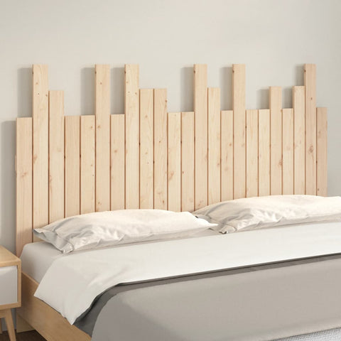 vidaXL Wall Headboard 146.5x3x80 cm Solid Wood Pine
