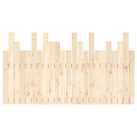 vidaXL Wall Headboard 146.5x3x80 cm Solid Wood Pine