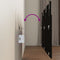 vidaXL Wall Headboard Black 146.5x3x80 cm Solid Wood Pine