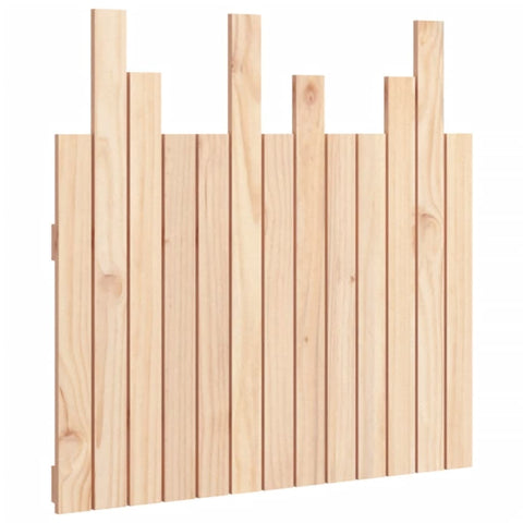 vidaXL Wall Headboard 82.5x3x80 cm Solid Wood Pine