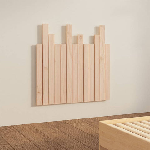 vidaXL Wall Headboard 82.5x3x80 cm Solid Wood Pine