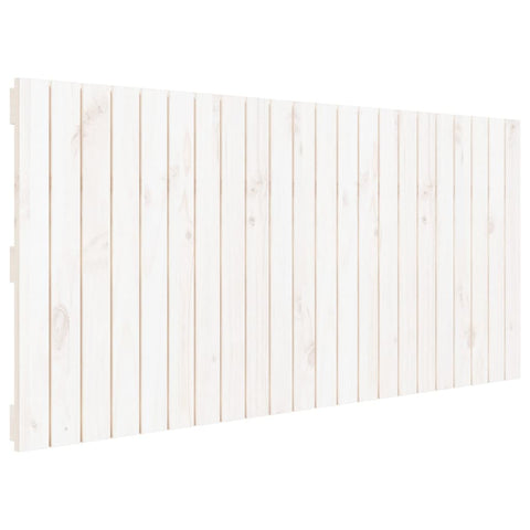vidaXL Wall Headboard White 140x3x60 cm Solid Wood Pine