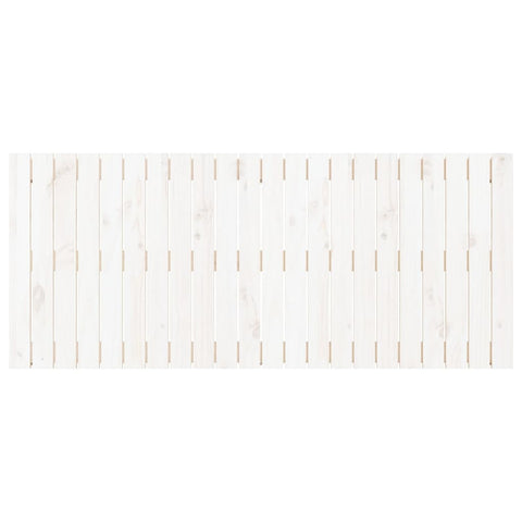 vidaXL Wall Headboard White 140x3x60 cm Solid Wood Pine