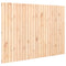 vidaXL Wall Headboard 159.5x3x110 cm Solid Wood Pine