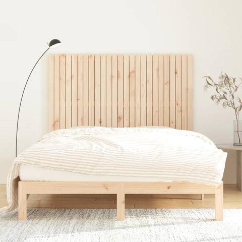 vidaXL Wall Headboard 159.5x3x110 cm Solid Wood Pine