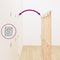 vidaXL Wall Headboard 159.5x3x110 cm Solid Wood Pine