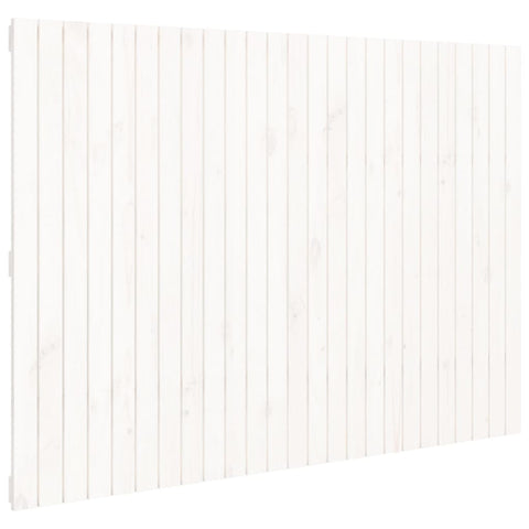 vidaXL Wall Headboard White 159.5x3x110 cm Solid Wood Pine