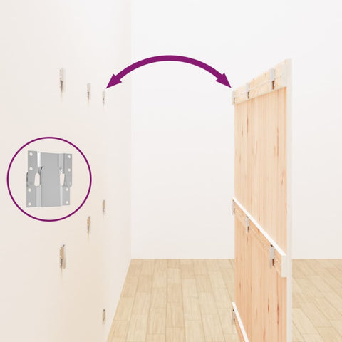 vidaXL Wall Headboard White 159.5x3x110 cm Solid Wood Pine