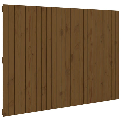 vidaXL Wall Headboard Honey Brown 159.5x3x110 cm Solid Wood Pine