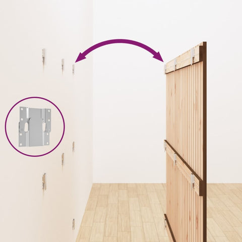 vidaXL Wall Headboard Honey Brown 159.5x3x110 cm Solid Wood Pine