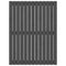 vidaXL Wall Headboard Grey 82.5x3x110 cm Solid Wood Pine