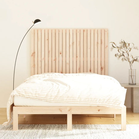 vidaXL Wall Headboard 140x3x110 cm Solid Wood Pine
