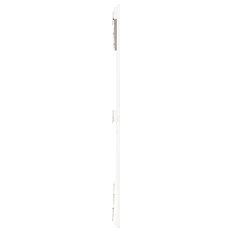 vidaXL Wall Headboard White 140x3x110 cm Solid Wood Pine