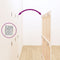 vidaXL Wall Headboard White 140x3x110 cm Solid Wood Pine
