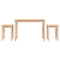 vidaXL Nesting Tables 3 pcs Solid Wood Pine