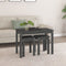 vidaXL Nesting Tables 3 pcs Grey Solid Wood Pine