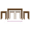 vidaXL Nesting Tables 3 pcs Honey Brown Solid Wood Pine