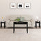 vidaXL Nesting Tables 3 pcs Black Solid Wood Pine