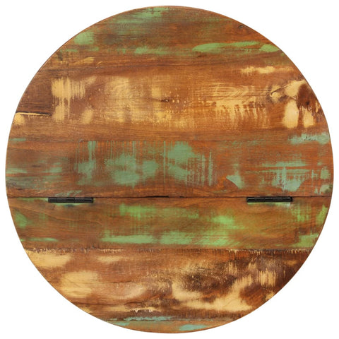 vidaXL Coffee Table Black 50x27 cm Solid Wood Reclaimed