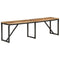vidaXL Bench 160x35x46 cm Solid Wood Mango