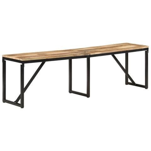vidaXL Bench 160x35x46 cm Solid Wood Mango
