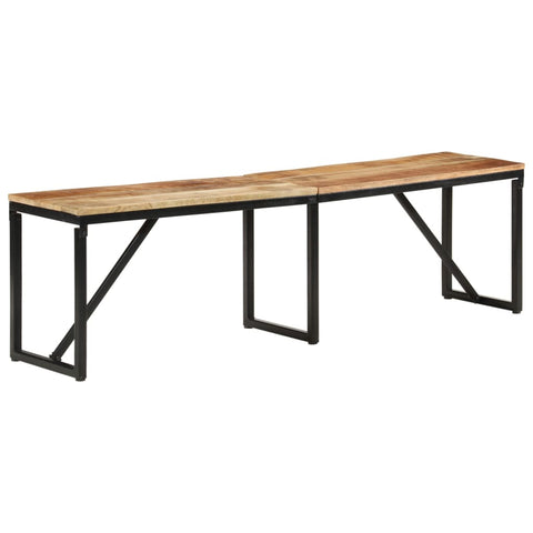 vidaXL Bench 160x35x46 cm Solid Wood Mango