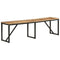 vidaXL Bench 160x35x46 cm Solid Wood Mango