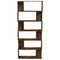 vidaXL Book Cabinet/Room Divider Smoked Oak 80x24x192 cm Engineered Wood