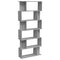 vidaXL Book Cabinet/Room Divider Grey Sonoma 80x24x192 cm Engineered Wood