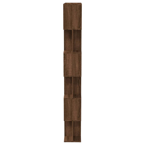 vidaXL Book Cabinet/Room Divider Brown Oak 80x24x192 cm Engineered Wood