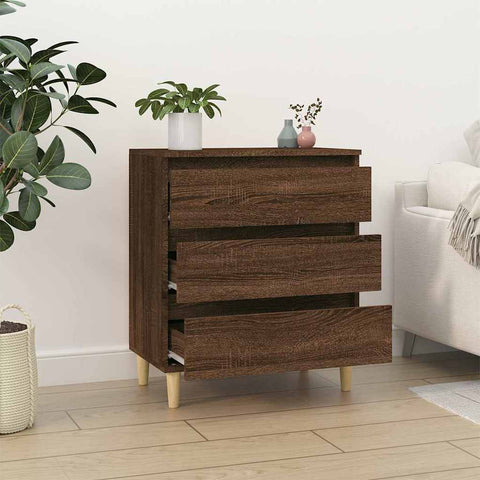 vidaXL Sideboard Brown Oak 60x35x70 cm Engineered Wood