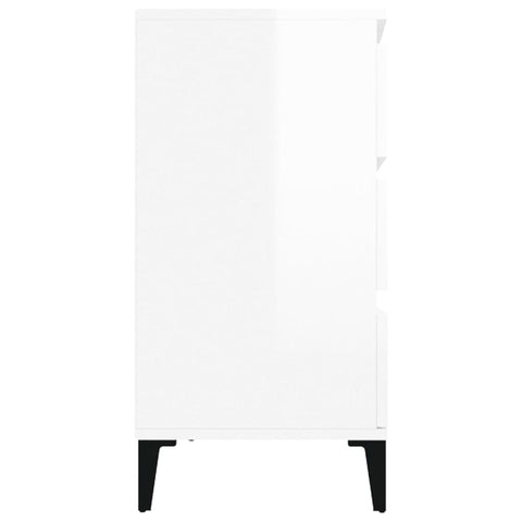 vidaXL Sideboard High Gloss White 60x35x70 cm Engineered Wood