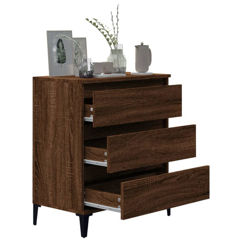 vidaXL Sideboard Brown Oak 60x35x70 cm Engineered Wood